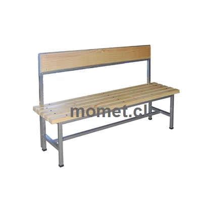 Banca camarin con respaldo